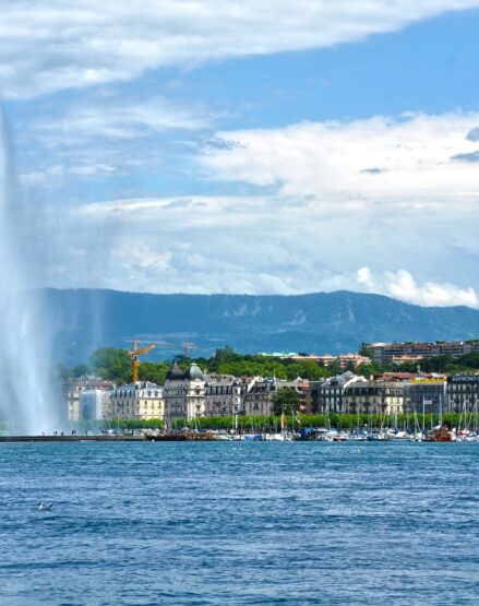 Fountain in Geneva, Switzerland, an Atlantis site.